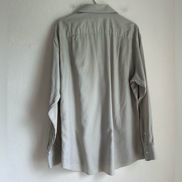 SET OF 2 Ermenegildo Zegna Blue Tan Dress Shirts 42 16.5 - Picture 14 of 14